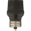 Hyper Tough Indoor/Outdoor Dusk to Dawn 100 Watt Bulb Light Control, Black (1-Pack)