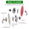 10" x 80T 9" x 36T Carbide Tip Brush Cutter Blades with Universal Adapter Kit Alloy Steel Blades Compatible with Brush Cutter Trimmer Weed Eater