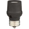 Hyper Tough Indoor/Outdoor Dusk to Dawn 100 Watt Bulb Light Control, Black (1-Pack)
