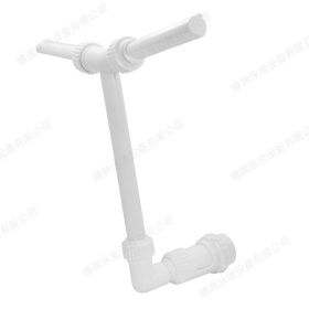 Waterfall Swimming Pool Fountain Fish Pond Waterfall Fountain Adjustable Pool Decoration Cooling Spray For Yard (Color: double head)
