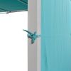 U_STYLE Outdoor Patio Sunbed Daybed with Cushions, Adjustable Seats